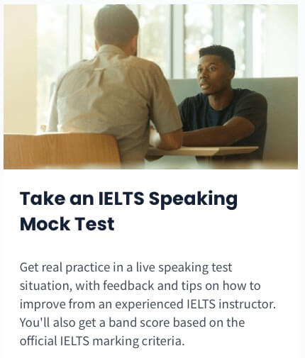 IELTS Computer Based Test Practice Speaking
