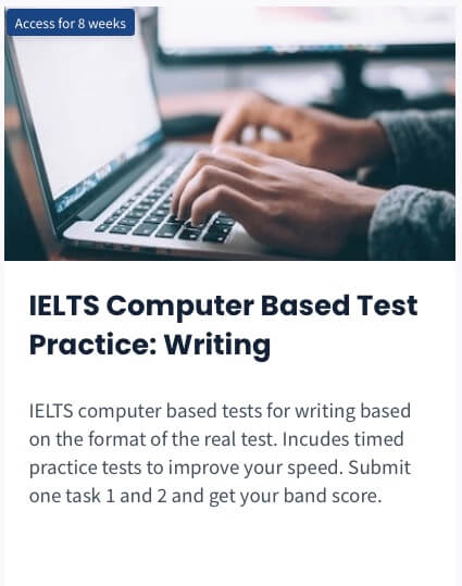 IELTS Computer Based Test Practice Writing